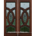 Carved wood panel door, glass wood door designs, doors wooden